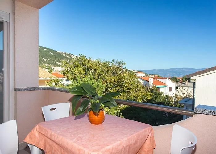 Apartment With Parking Space Baska, Krk - 22681 *